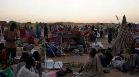 مخيم للنازحين في الفاشر