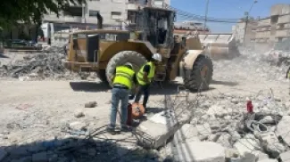 Jordan .. A building under construction collapses in Irbid with preliminary reports of injuries