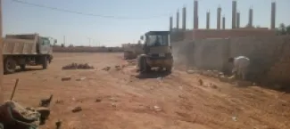 Al-Jafr Municipality Removes Sheep Pens inside Residential Areas