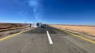 Completion of the Maintenance Works on Al-Jafr Al-Husainiya Road 20 Days Ahead of Schedule