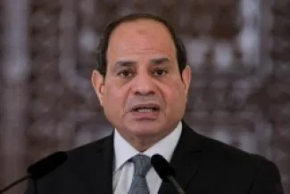 الرئيس المصري عبدالفتاح السيسي