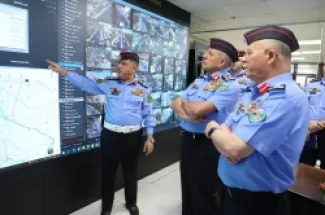 مدير الأمن العام يلتقي مديري الإدارات المرورية في إدارة السير