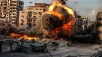 قصف إسرائيلي عنيف على قطاع غزة