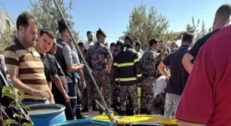 من موقع الحادثة