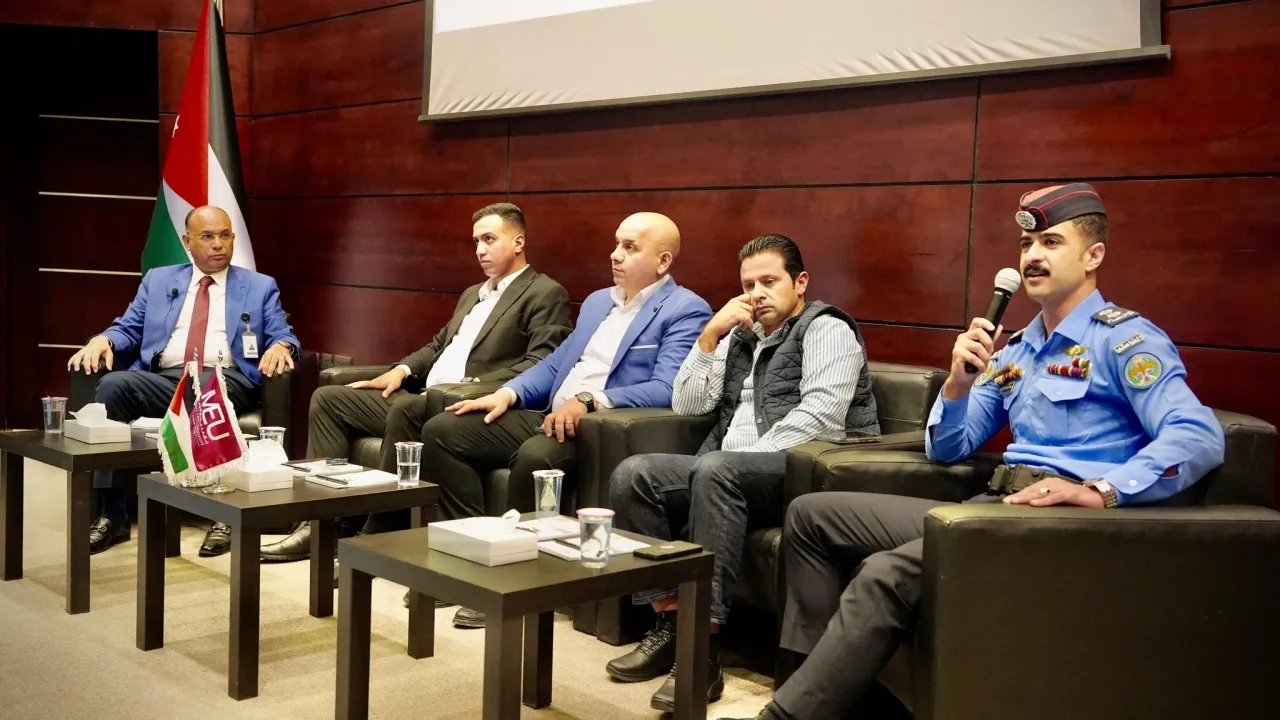 Middle East University students discuss public safety regarding social peace and cybercrimes