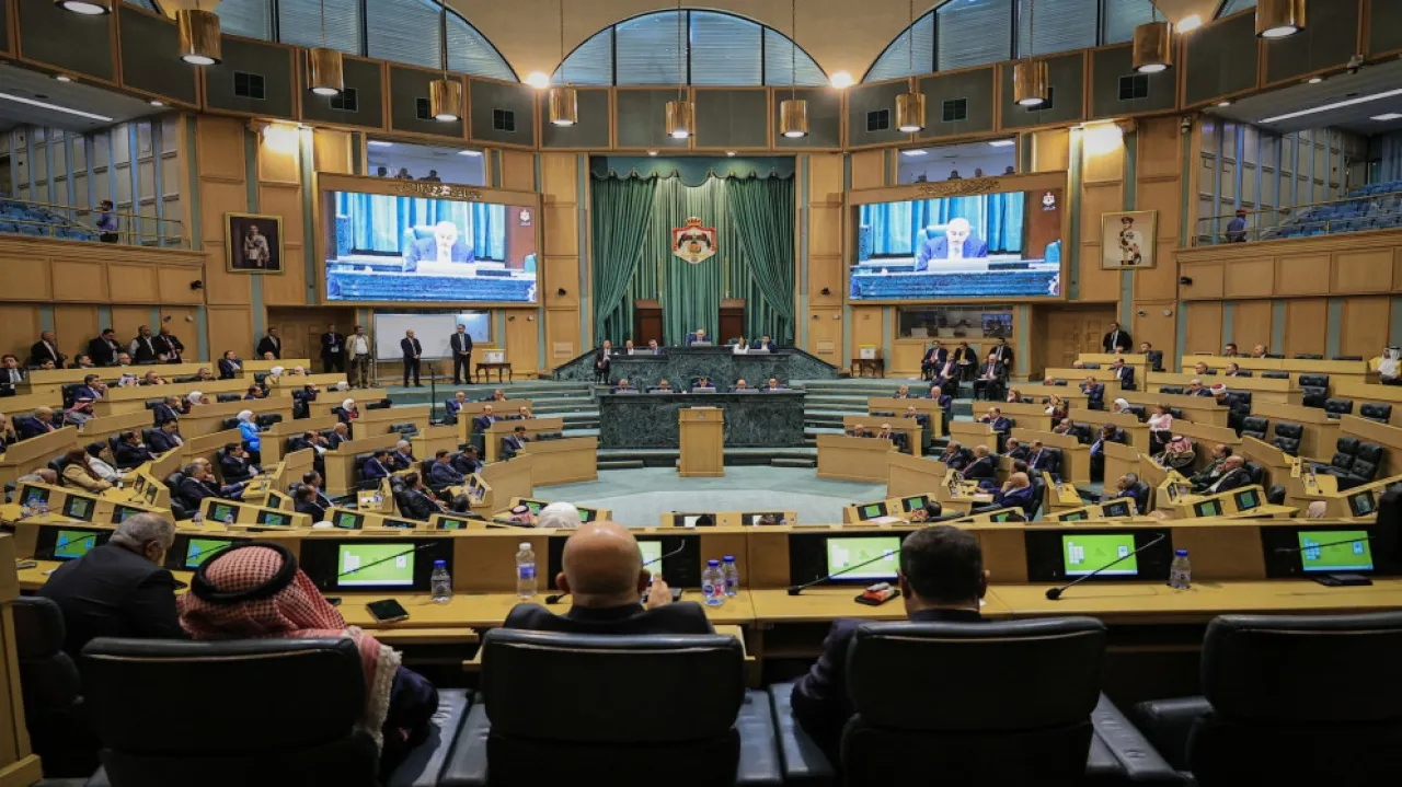 Jordan The House of Representatives listens to the budget speech for the year 2026