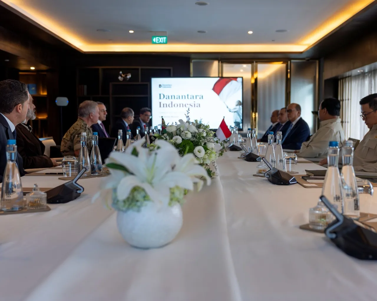 The King and the Indonesian President Attend a Joint Military Drone Exercise in Jakarta