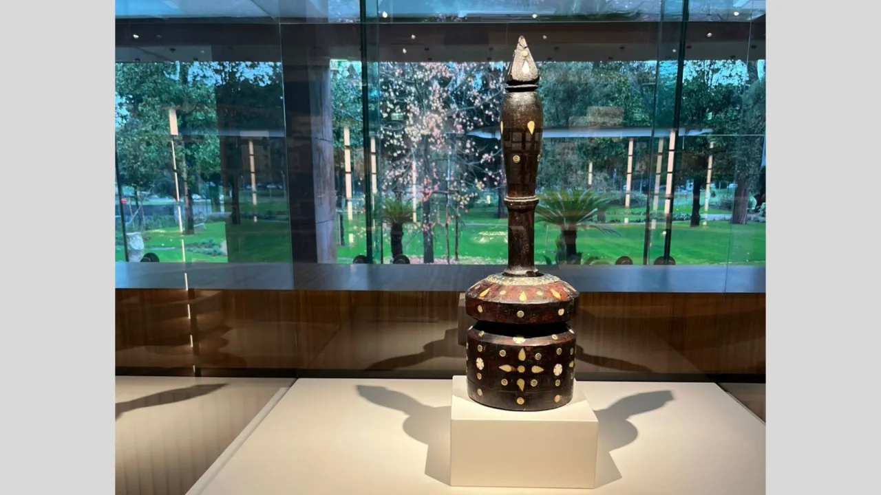 المهباش يزين أروقة متحف الفاو في روما