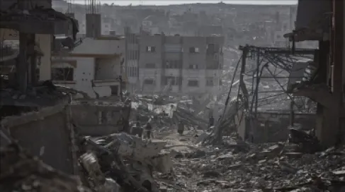 الاحتلال ينفذ عملية نسف شرق مدينة خان يونس