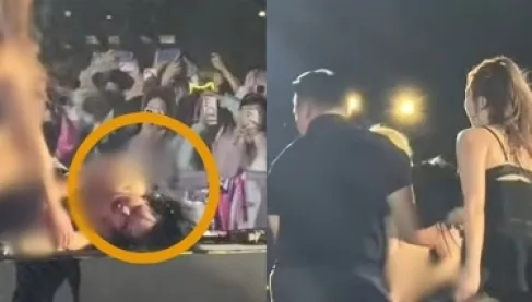 فيديو.. انهيار مغنية شهيرة على المسرح بعد ضغوط قاسية بشأن وزنها