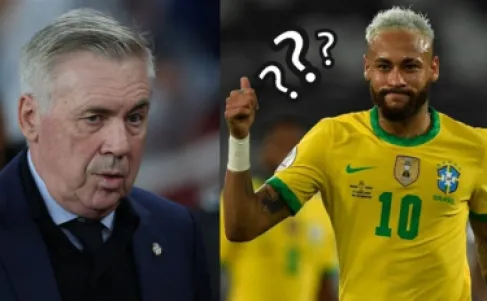 أنشيلوتي يُحدد مصير نيمار في المونديال