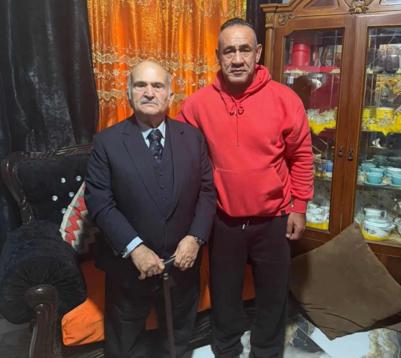 Prince Hassan visits Jordanian boxer Mohammad Abu Khadija