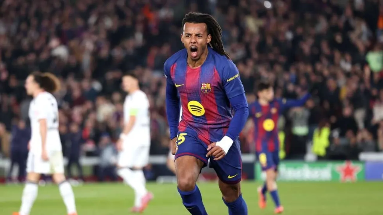 Kounde gives Barcelona a comeback against Eintracht Frankfurt