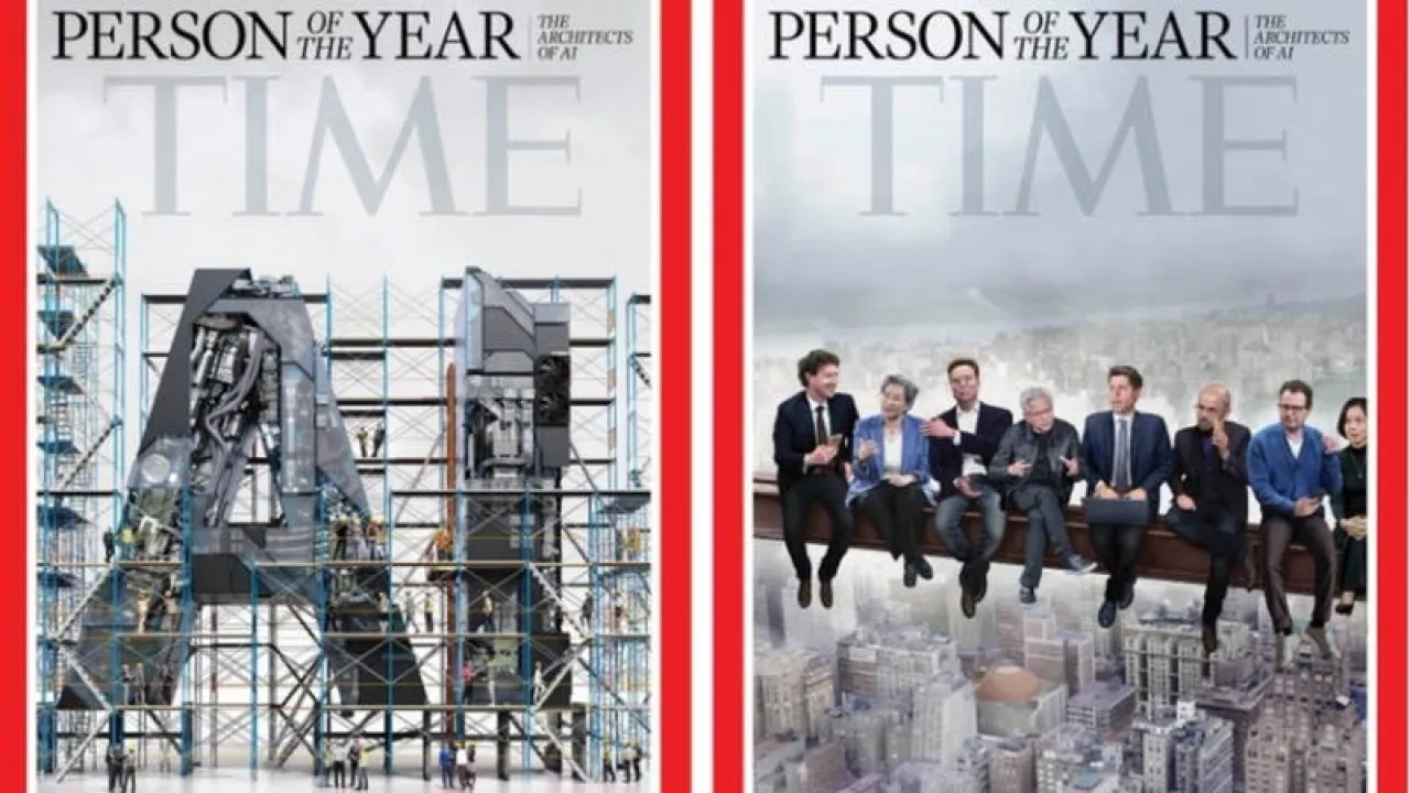 مهندسو الذكاء الاصطناعي شخصية العام 2025 في مجلة تايم