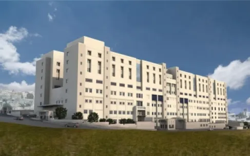 بلدية إربد: إنجاز شبكة طرق لمستشفى الأميرة بسمة الجديد