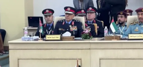 المعايطة يشارك في مؤتمر قادة الشرطة والأمن العرب ويجري عدد من اللقاءات على هامش المؤتمر