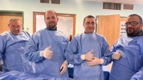 الأردن.. فريق طبي في البشير يعالج تشوّهًا شريانياً نادراً