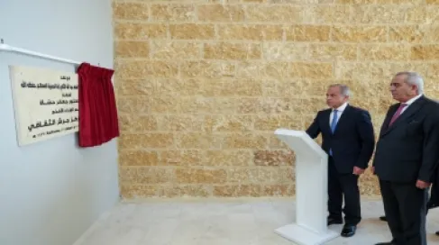 قاعة للدراما.. رئيس الوزراء يفتتح مركز جرش الثَّقافي