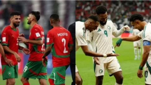 كأس العرب.. السعودية والمغرب في صراع الصدارة