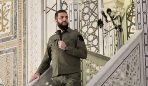 Al-Shara from the Pulpit of the Mosque and on the Anniversary of Liberation: Obey me as long as I obey God in you