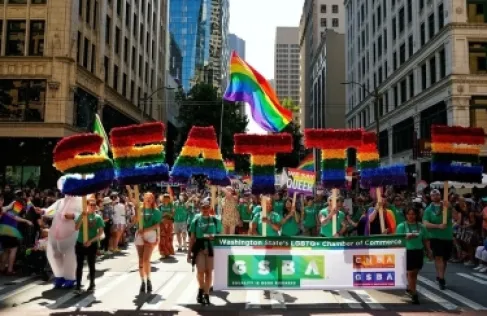 حفل لدعم المثليين خلال مباراة مصر وإيران في كأس العالم