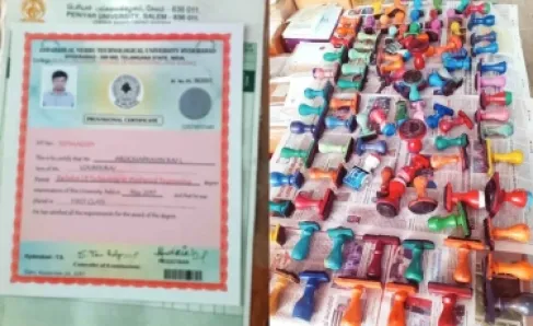 Forged Over a Million Certificates.. Network Busted for University Degree Forgery in India