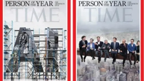 مهندسو الذكاء الاصطناعي شخصية العام 2025 في مجلة تايم