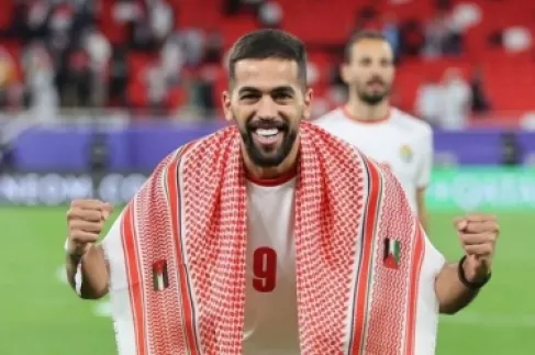 الأردن ينهي الشوط الأول متقدما على العراق بهدف علوان