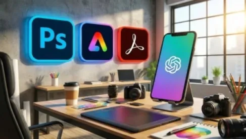 شات جي بي تي بدمج فوتوشوب وPDF في المحادثات