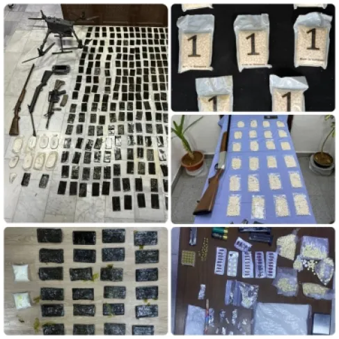 الأردن.. مكافحة المخدرات تلقي القبض على عصابة إقليمية لتهريب المخدرات