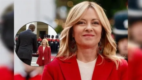 ترند عالمي.. ردة فعل جورجيا ميلوني على فرق الطول مع رئيس موزمبيق يثير تفاعلاً