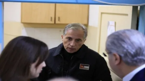 Hassan directs urgent maintenance of the Safout Health Center during an inspection tour in Balqa