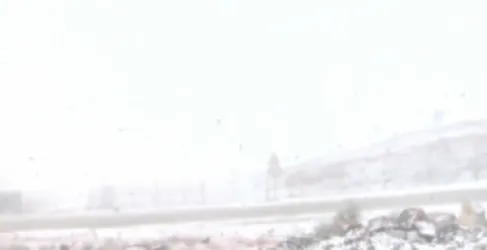 تساقط كثيف للثلوج يكسو قمم جبال اللوز شمال السعودية - فيديو