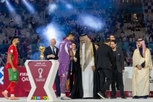 أمير قطر: مبروك للأردن الوصافة