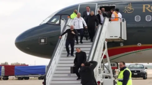 النشامى يصلون إلى أرض الوطن - فيديو