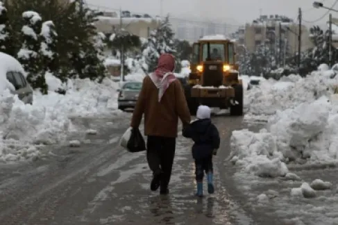 ابرد ايام الشتاء تبدأ في الأردن غدا الاحد