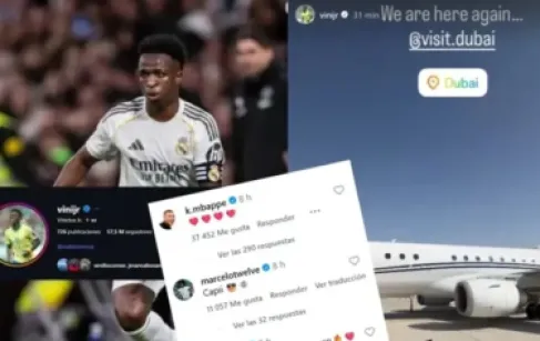 سفر فينيسيوس إلى دبي يشعل الجدل في مدريد بعد صافرات البرنابيو