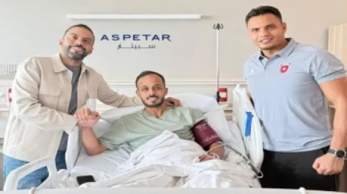 عملية جراحية ناجحة للقريشي في قطر