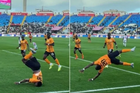 مهاجم زامبيا كاد يفقد حياته بسبب الاحتفال بهدفه في أمم أفريقيا