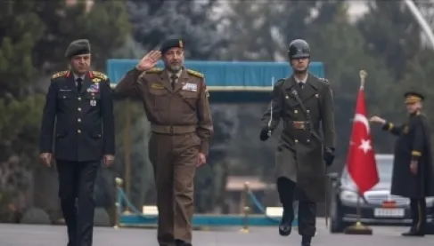 فيديو| آخر ظهور لرئيس أركان حكومة الدبيبة قبل تحطم طائرته