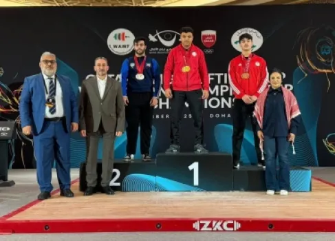 إنجاز أردني في رفع الأثقال: حمزة أبو حميدان يحقق 6 ميداليات للشباب في الدوحة