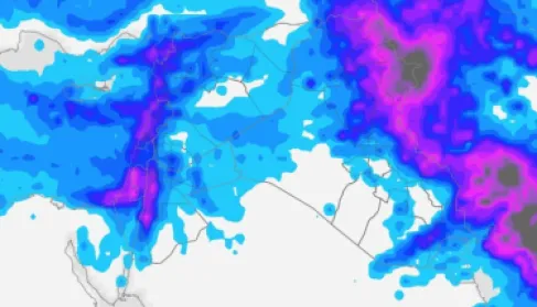 الأردن.. منخفض جوي جديد وسريع مُصنّف من الدرجة الثالثة الاثنين