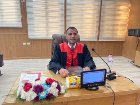 الدكتور محمد معيش الطراونه يناقش أطروحة الدكتوراه في القانون الجنائي بامتياز مع مرتبة الشرف