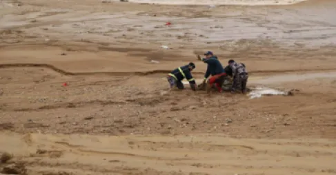 بيان أمني حول الأحوال الجوية وتأثيرات المنخفض على الأردن