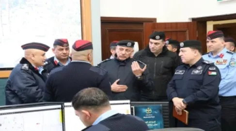 المعايطة يشيد بجهود الدفاع المدني خلال المنخفض الجوي