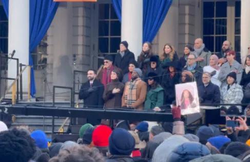 ممداني في حفل تنصيبه: للفلسطينيين مستقبل في نيويورك