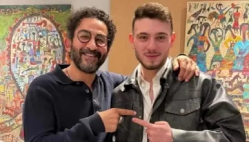 هل هناك تعاون محتمل؟ لقاء بين الشامي وأحمد حلمي يثير التساؤلات