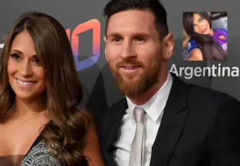 ميسي يشعل نار الغيرة بين زوجته وعارضة أزياء برازيلية