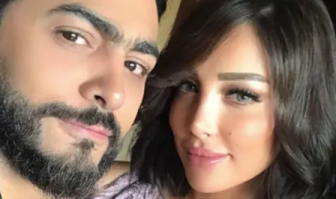 انتهاء خلافات تامر حسني وبسمة بوسيل