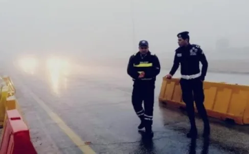 سقوط حمولة فوسفات لشاحنة في رأس النقب وإصابتان وتحويل مؤقت للسير